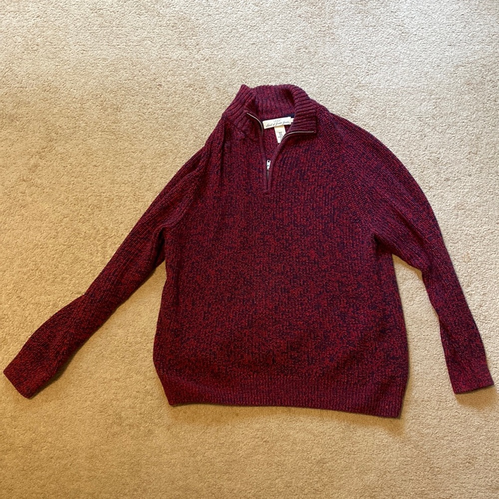 Mens H&M Quarter Zip sweater